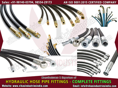 Hydraulics High Pressure Fittings manufacturers suppliers exporters distributors dealers from India punjab ludhiana +91 98140 03794, 98554 29173 http://www.vikasindustriesindia.com Email: info@vikasindustriesindia.com